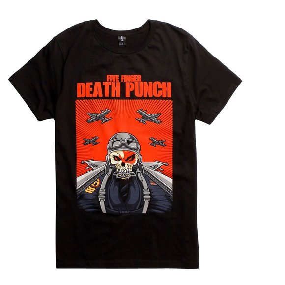 Five Finger Death Punch War Is The Answer metal rock Official T-Shirt 2XL NWT - Picture 2 of 3